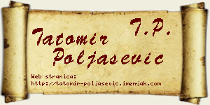 Tatomir Poljašević vizit kartica